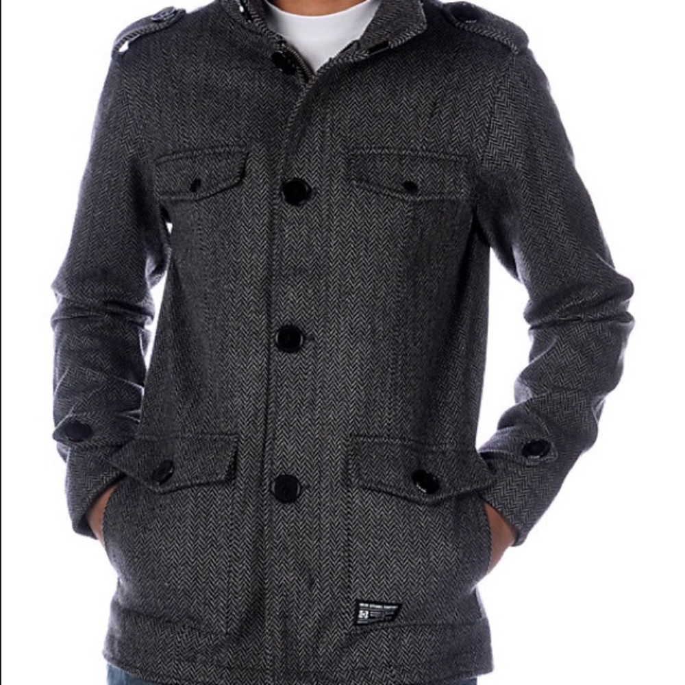 KR3w Herrinbone Streetwear Jacket. Size Small